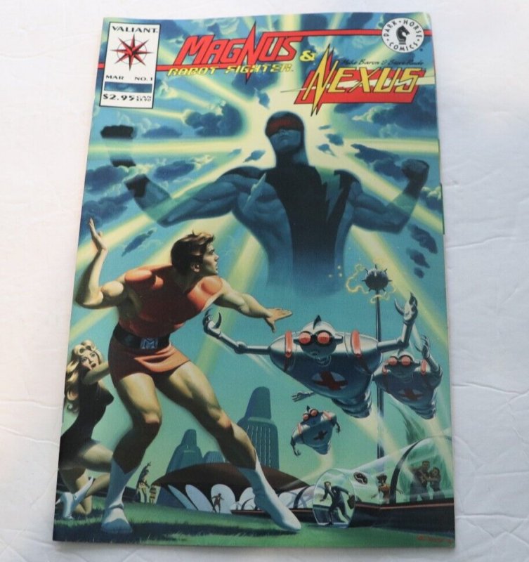Magnus Robot Fighter and Nexus #1 Valiant Darkhorse 1992 