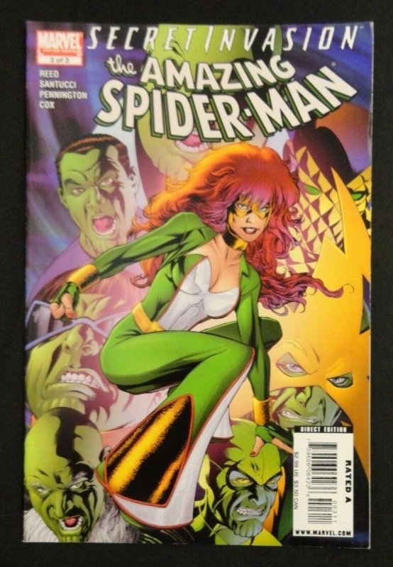 The Amazing Spider-Man Secret Invasion 1 2 3 #1-3 Full Limited Series Lot of 3