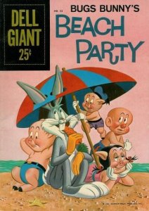 Bugs Bunny's Beach Party #32 Dell Giant Pub. Comics 1960 (GDVG Stock Photo)