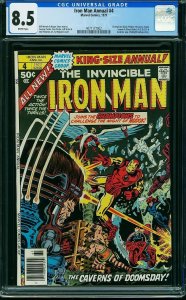 Iron Man Annual #4 (1977) CGC 8.5 VF+