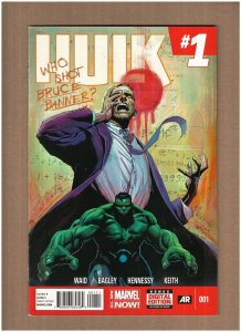 Hulk #1 Marvel Comics 2014 Mark Waid Mark Bagley VF+ 8.5