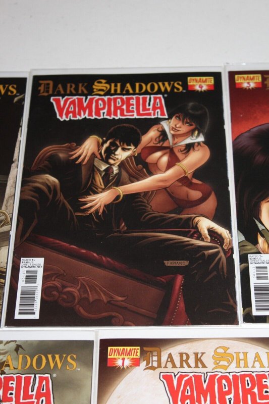 Complete Set Vampirella Dark Shadows 1-5 NM 2012 BOARDED Neves Variant Barnabas