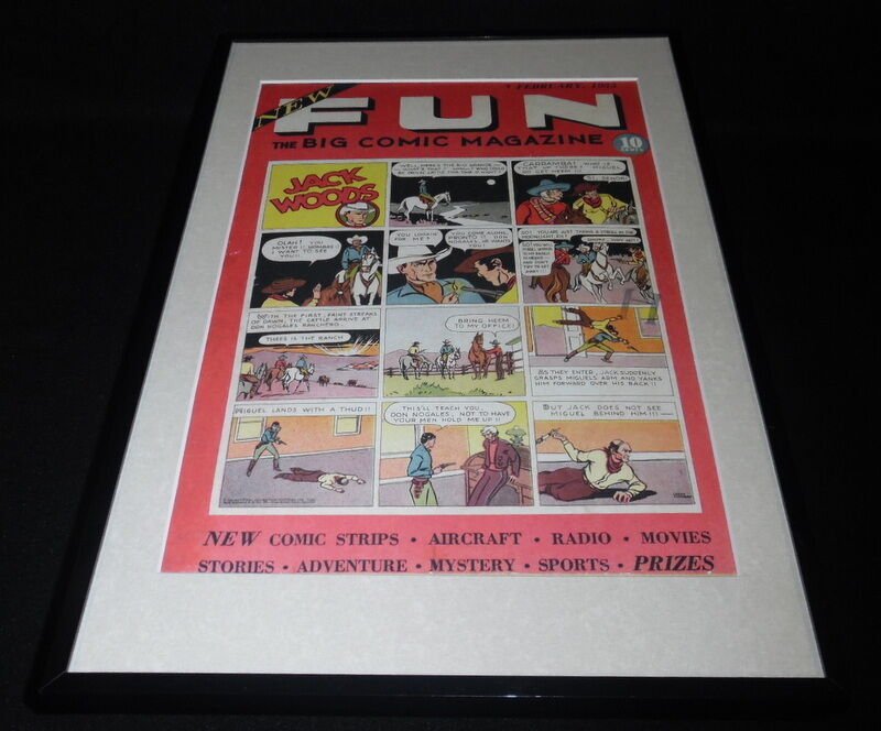 New Fun Magazine DC Framed 11x17 Cover Poster Display Official Repro 