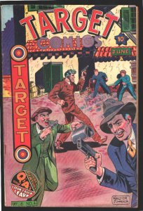 Target Vol.6  #4 1945-Target & Targeteers-Chameleon-Walter Johnson cover & st...