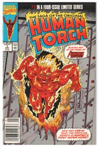 Saga of the Original Human Torch #1, 2, 3, 4 (1990) Complete set!