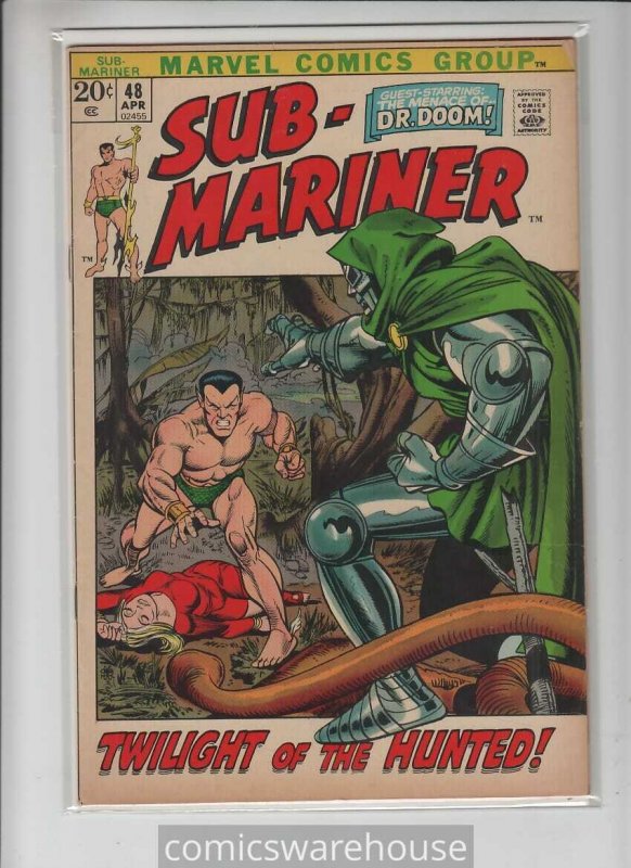 SUB-MARINER (1968 MARVEL) #48 FN+ A11561