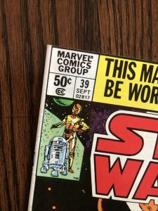 Star Wars #39 NEWSSTAND EXCELLENT! Empire Strikes Back Yoda 1980 Marvel