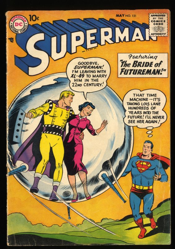 Superman #121 VG 4.0 DC Comics