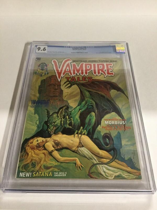 Vampire Tales 2 CGC 9.6 OW/W Pages First App. Of Satana Marvel Comics 2026037011