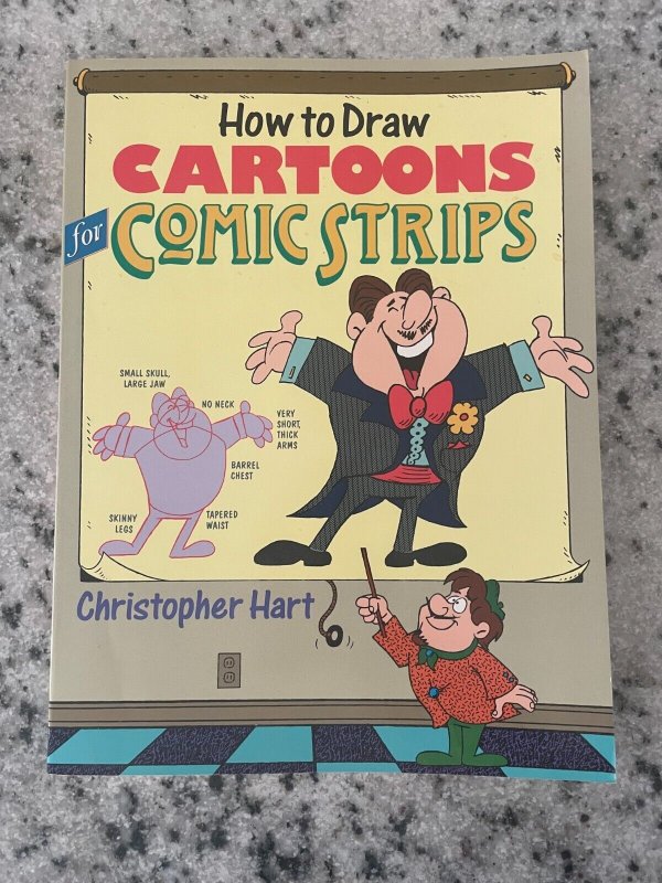 How To Draw Cartoons For Comic Strips By Christopher Hart Book Watson Pub J982