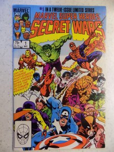 SECRET WARS # 1 MARVEL NICE GRADE