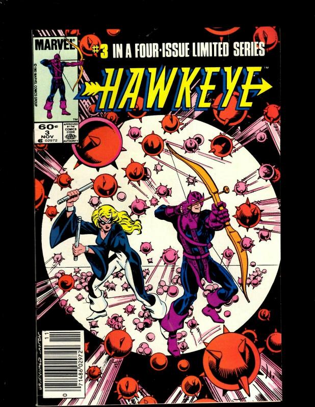 8 Comics Hawkeye 1-3 Hell's Angel 1 Gunhawks 1 Ghost Rider 26 27 NeXt 2 JF25