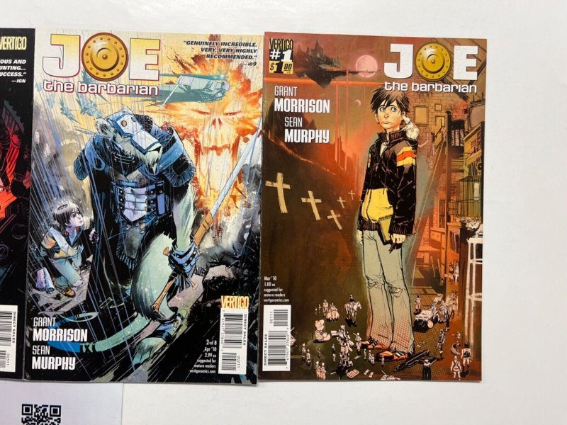 4 DC Comics Joe The Barbarian #  1 2 3 + Doom Patrol # 73  Batman Robin 26 JS43