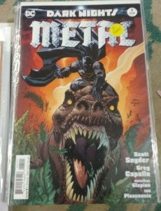 DARK NIGHTS METAL # 1B 2017 DC ANDY KUBERT  VARIANT BATMAN DARK UNIVERSE JLA 