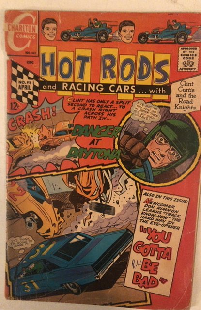 Hot Rods and Racing Cars #95 reader w/bug chew, C all my Hot car books