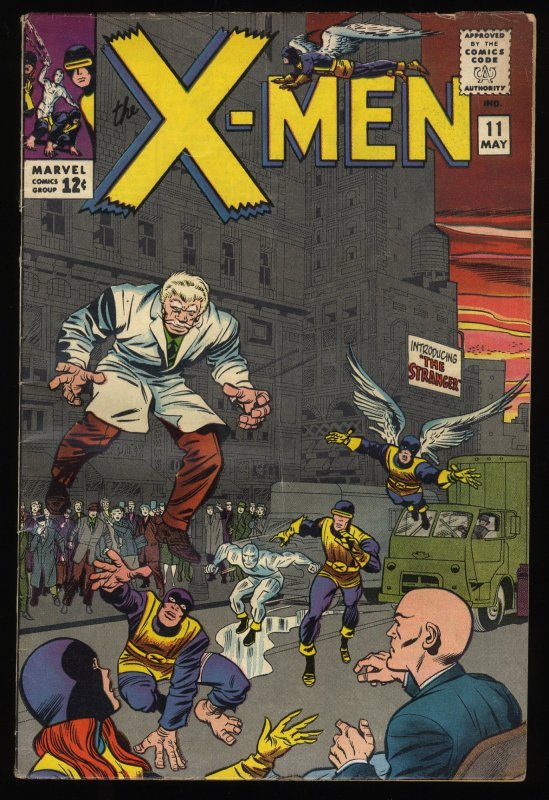 X-Men #11 FN- 5.5 1st  Appearance Stranger Stan Lee Jack Kirby!