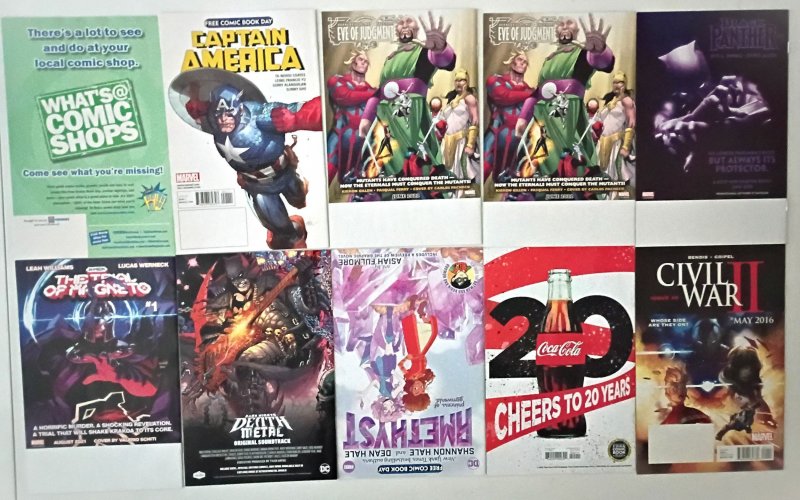 50 Free Comic Book Day Comic Lot NM (9.4) AVERAGE Modern Age KEYS?