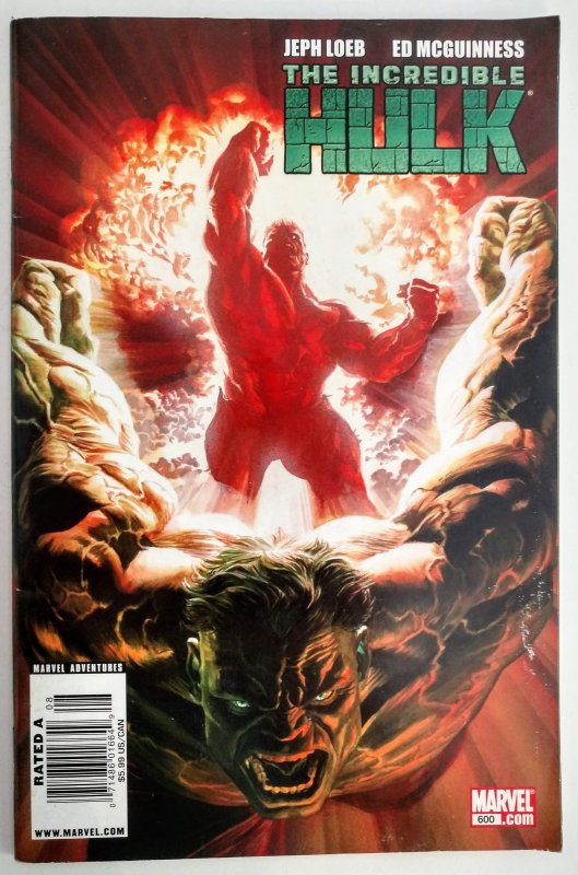 Incredible Hulk #600 (VF, 2009) RARE NEWSSTAND