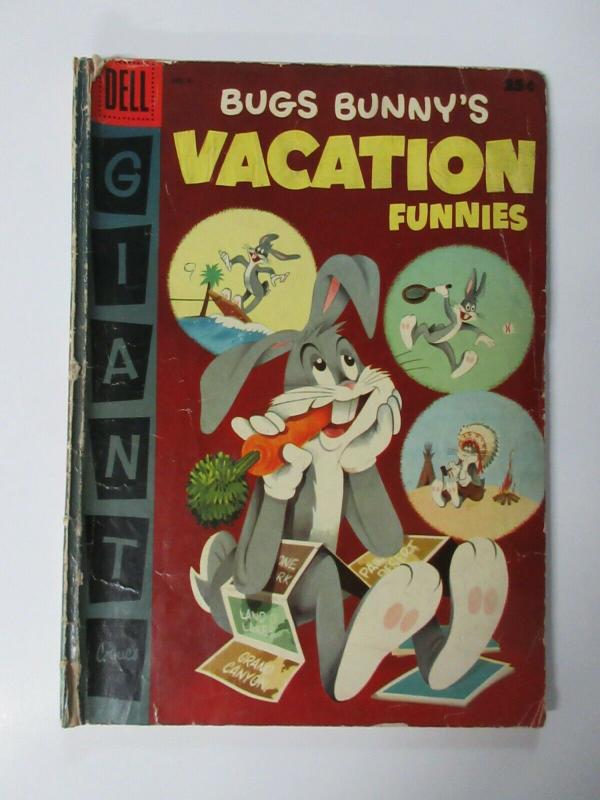 BUGS BUNNY'S VACATION FUNNIES #6 (Dell,6/1956) FAIR (FR)