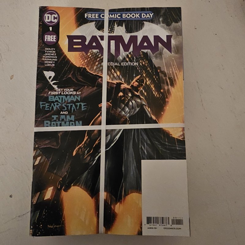 Batman: Special Edition FCBD 2021 Bundle of 25 Fear State