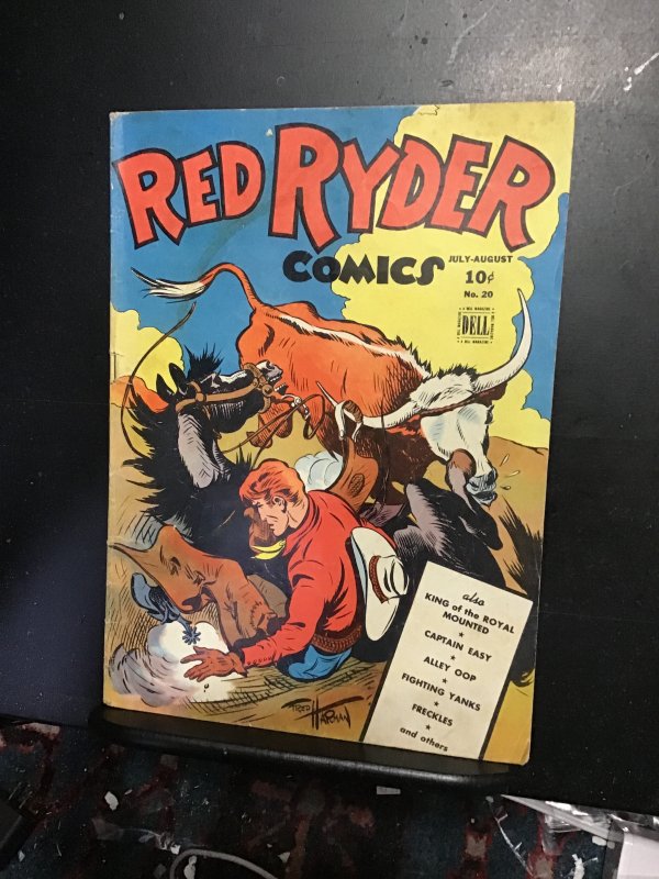 Red Ryder Comics #20 1944 Captain Easy, Fighting Yanks, King Royal Mounted VG/FN