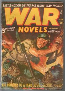War Novels #1 2/1952-1st issue-pulp dept of Marvel-Whitehouse-FN