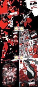 (2023) HARLEY QUINN BLACK WHITE REDDER #1-6 COMPLETE SET! 1 2 3 4 5 6! FREE SHIP