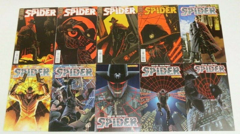 the Spider #1-18 VF/NM complete series - dynamite comics - pulp hero set lot