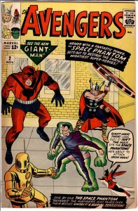 The Avengers #2 (1963) 1st Space Phantom! see description
