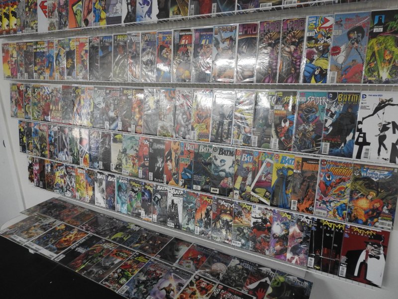 Huge Lot 140+ Comics W/ Batman, Spider-Man, X-Men, +More! Avg VF+ Condition!