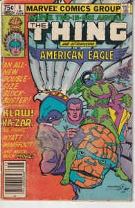 Marvel Two-in-One Annual # 6 1st Appearance of American Eagle ! Ka Zar !