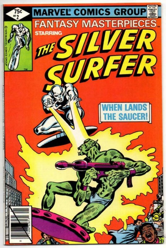 FANTASY MASTERPIECES #2, NM-, Silver Surfer, 1979 1980, Buscema, Sinnott, Marvel