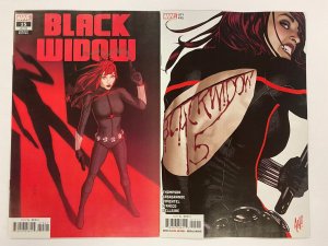 BLACK WIDOW #15 CVR A ADAM HUGHES + 1:25 FORBES NM 2022 IN-HAND SHIPS NOW