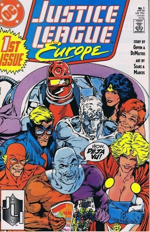 Justice League Europe #1 ORIGINAL Vintage 1989 DC Comics