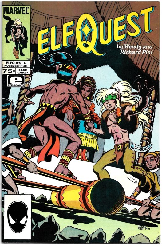 ELFQUEST #3, 4, & 5 from MARVEL (Oct-Dec1985) • Wendy Pini's Epic Elfin Fantasy!