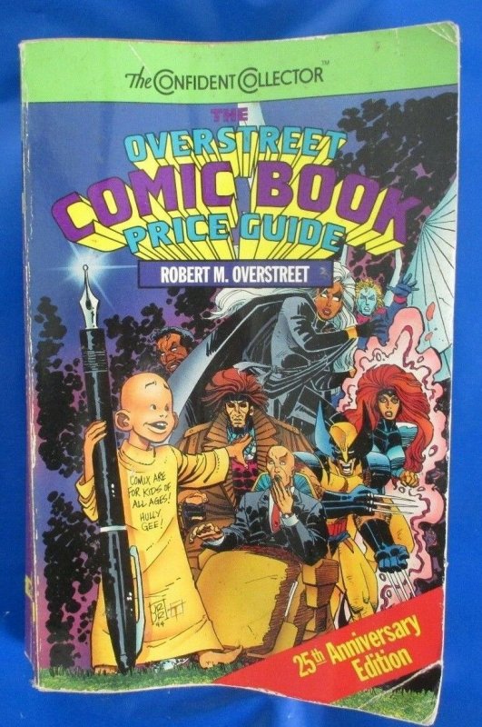 1995 OVERTREET Official Comic Book Price Guide 25th anniversary VG+ softcover  