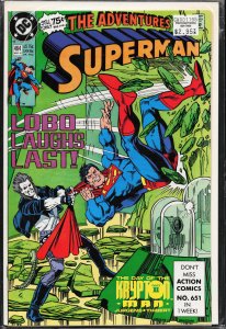 Adventures of Superman #464 (1990) Superman