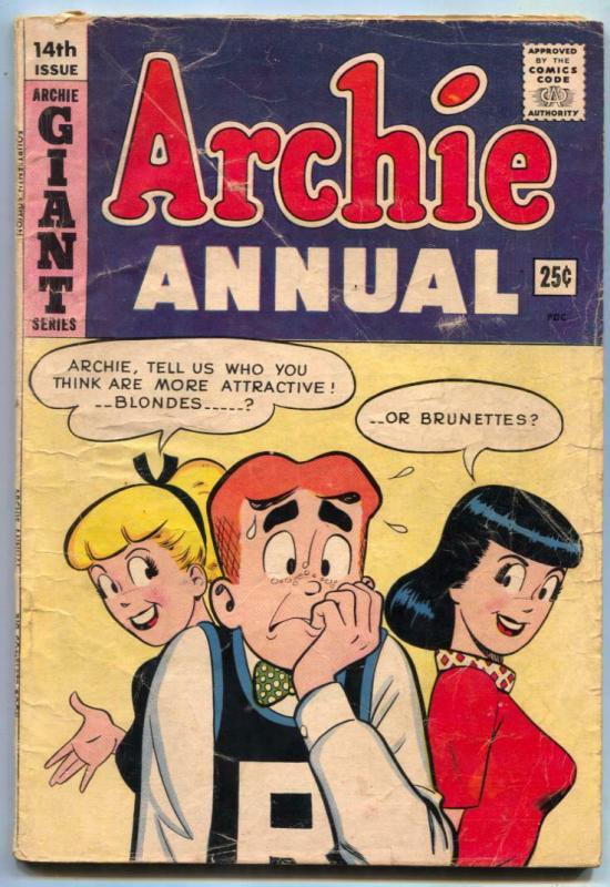 Archie Annual #14 1963- Betty & Veronica headlight cover 