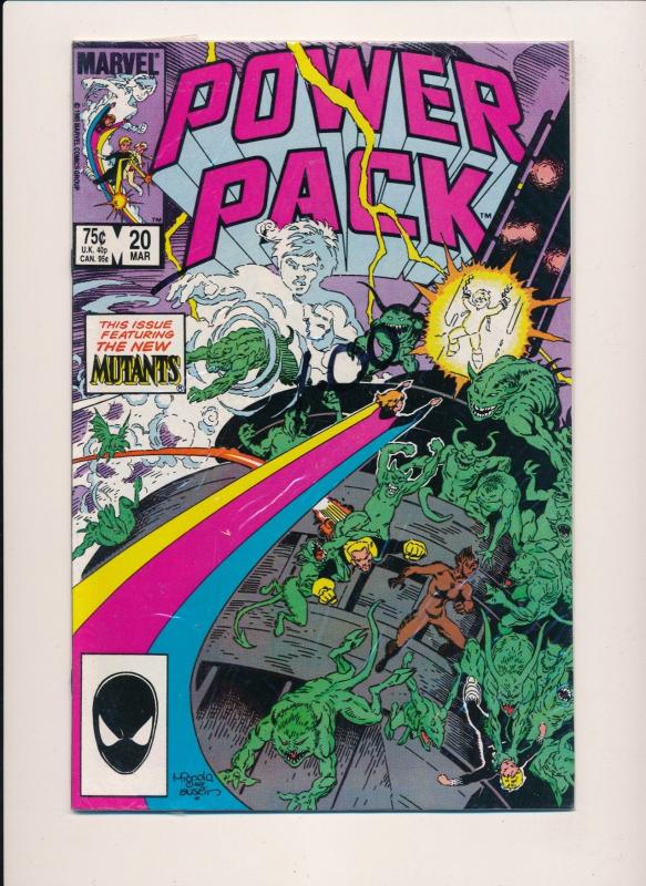 MARVEL LOT OF 10-POWER PACK #2,4,5,6,7,13,17,20,23,25 1984/85 F/VF (PF81)