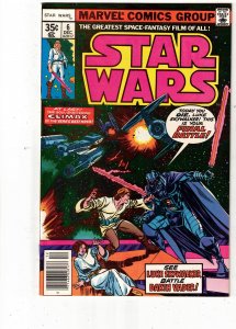 Star Wars #6 (1977) 1st Print! 2nd Wedge Antilles! High-Grade NM- Lynchburg Cert