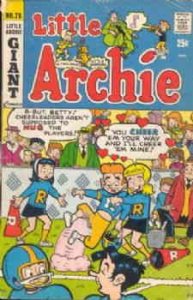 Little Archie #76 GD ; Archie | low grade comic February 1973 Giant Football Cov