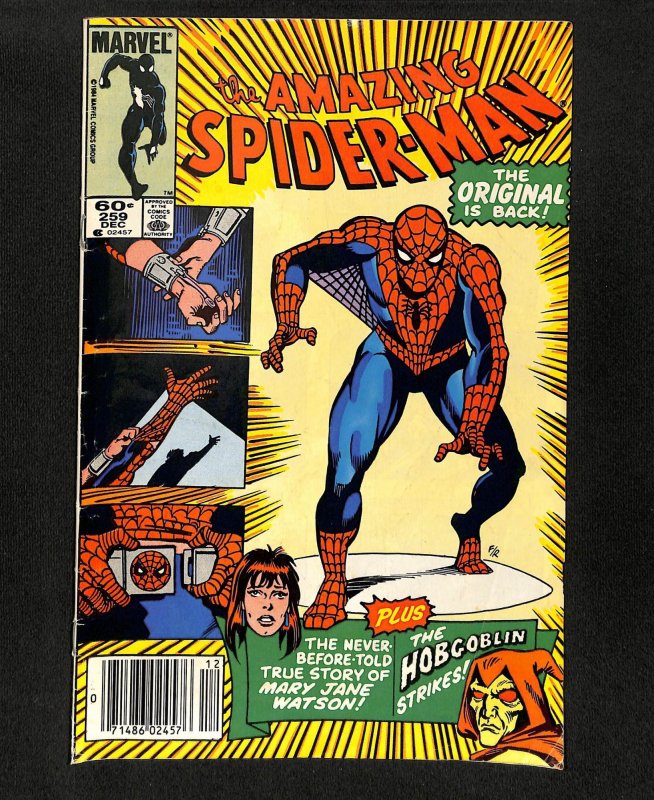 Amazing Spider-Man #259 Newsstand Variant Hobgoblin!