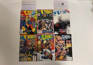 6 Cable Marvel Comic Books # 33 36 38 43 Annual X-Men Comics   22  NO6