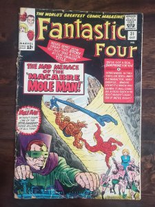 Fantastic Four 31 1st appearance of Franklin Storm cover is detached