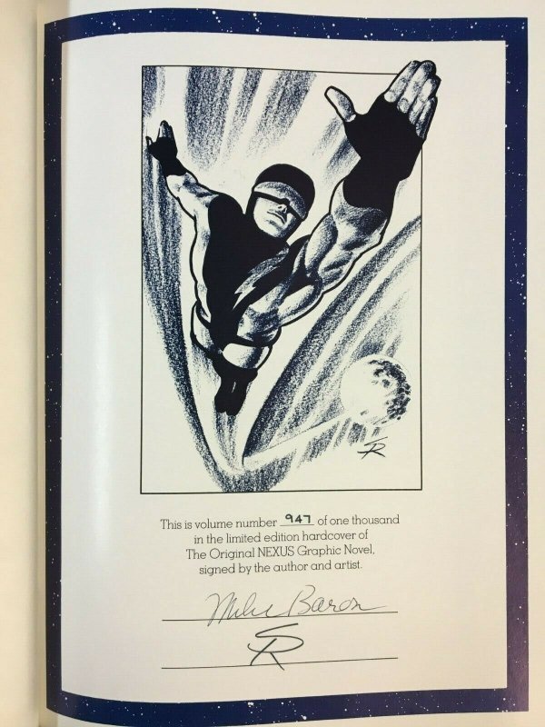 THE ORIGINAL NEXUS HC SIGNED BY STEVE RUDE & MIKE BARON Fisherman Collection