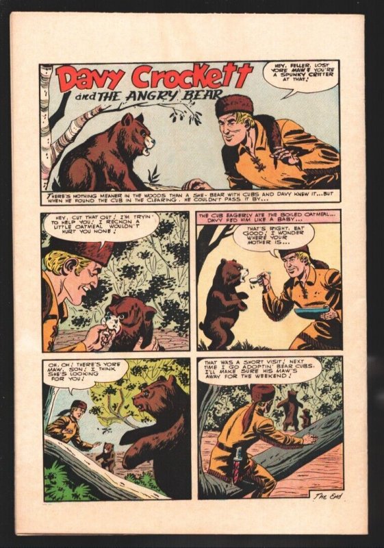Wild Frontier #1 1955-Charlton-1st issue-Davy Crockett-Hawkeye Iriquois Trail-VF 