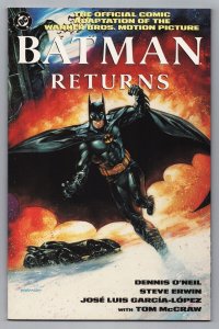 Batman Returns Movie Official Comic Adaptation #1 Deluxe Edition (1992) VF/NM 