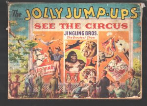 Jolly Jump-Ups Pop-Up Book 1944-See the Circus-Some of the pop-ups don't wo...