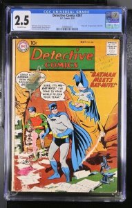 (1959) DETECTIVE COMICS #267 CGC 2.5 OWP! 1st Appearance BAT-MITE!