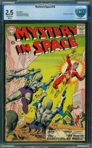 Mystery in Space #54 (1959) CBCS 2.5 GD+